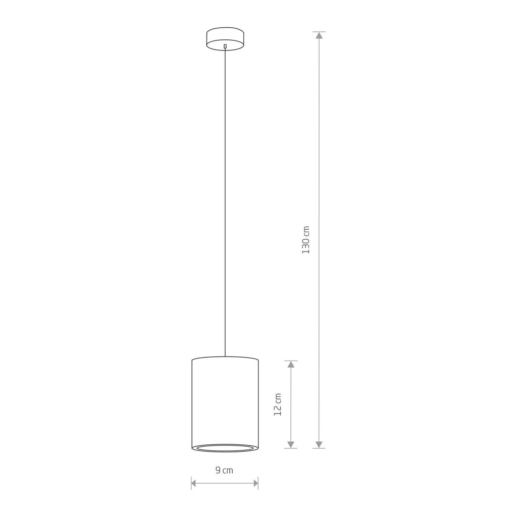 Nowodvorski Lampa wisząca SHY 10W only LED 50/60Hz - Beton architektoniczny - Szary 9391