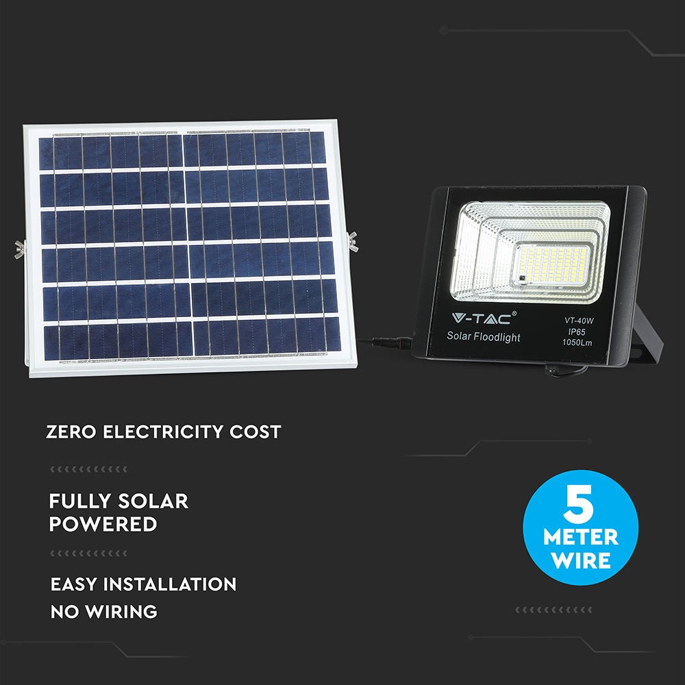 Naświetlacz solarny LED / Barwa:6000K