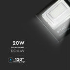 Naświetlacz solarny LED / Barwa:6000K