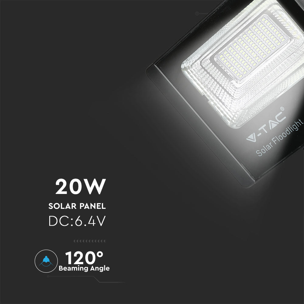 Naświetlacz solarny LED / Barwa:6000K