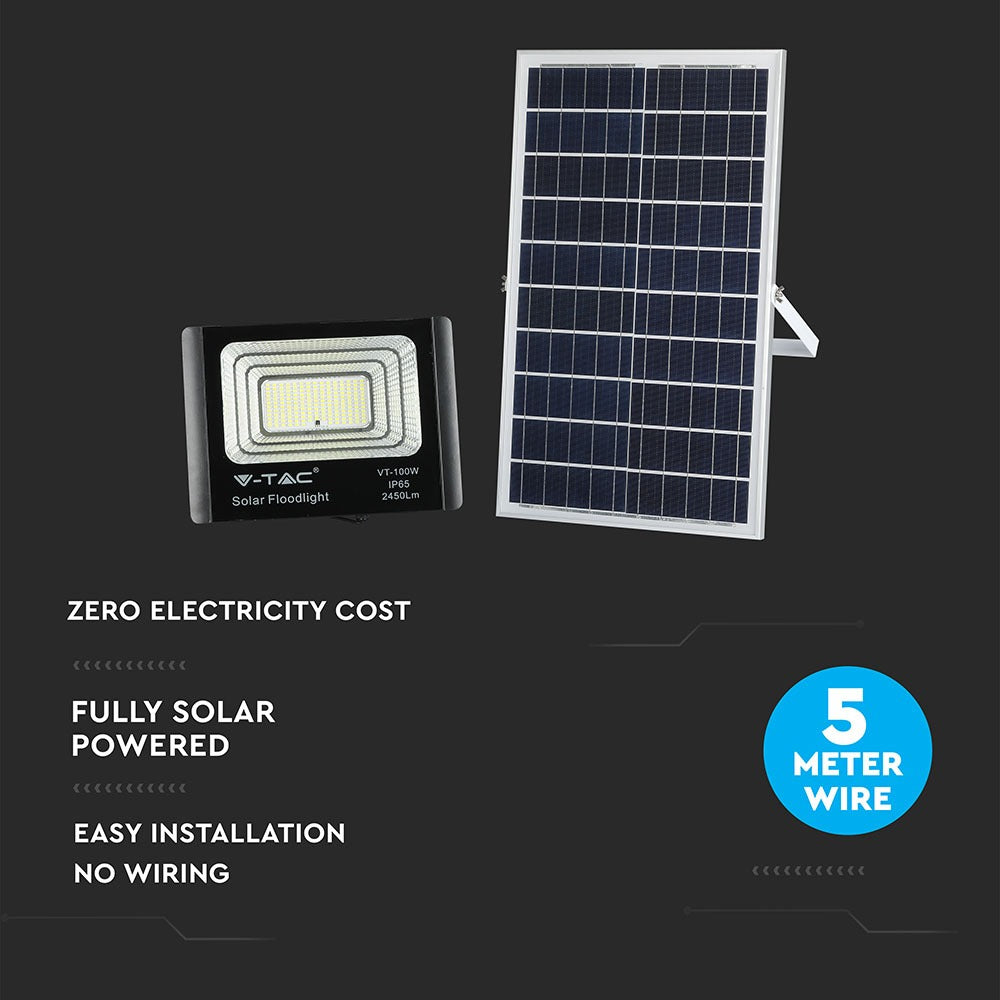 Naświetlacz solarny LED / Barwa:4000K