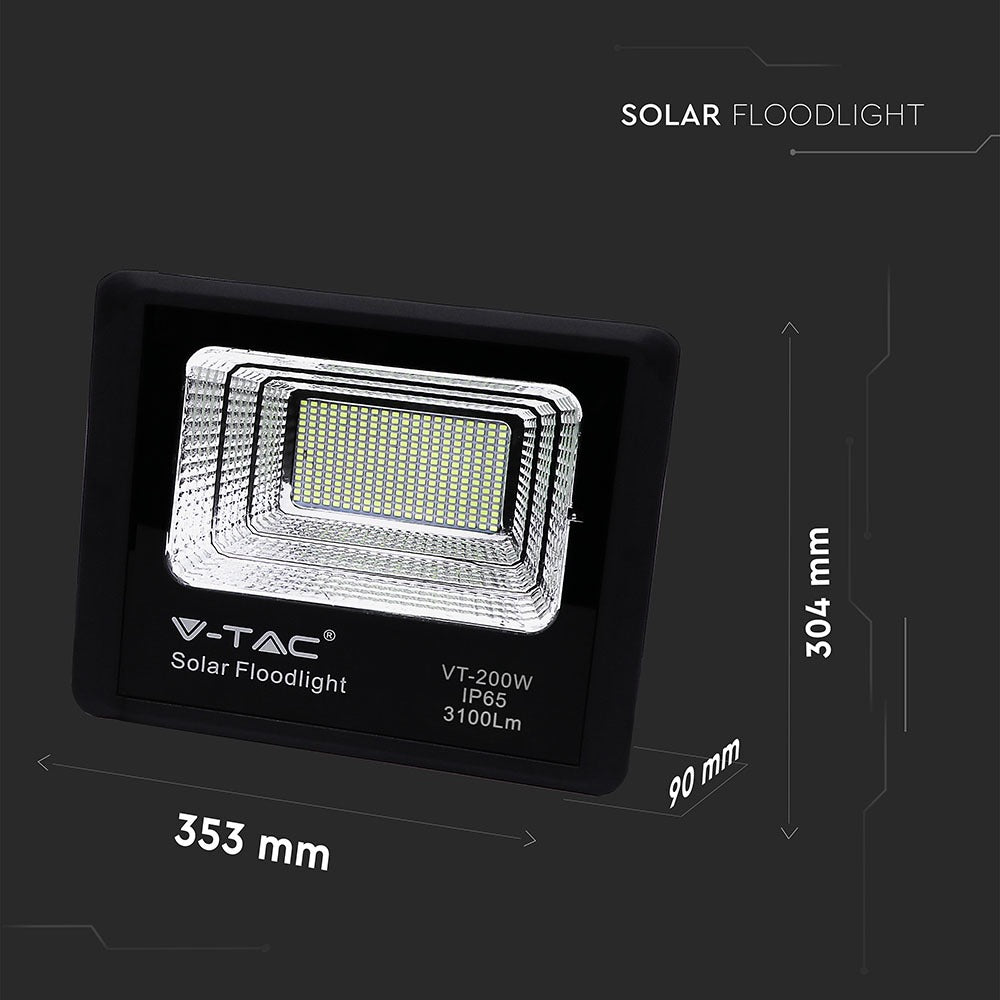 Naświetlacz solarny LED / Barwa:4000K
