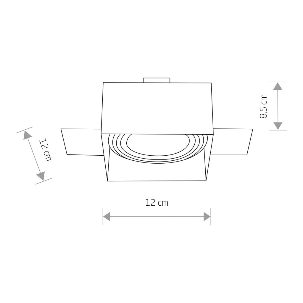 Nowodvorski Lampa downlights podtynkowa MOD PLUS 15W only LED 50/60Hz - Stal lakierowana - Biały II 9408
