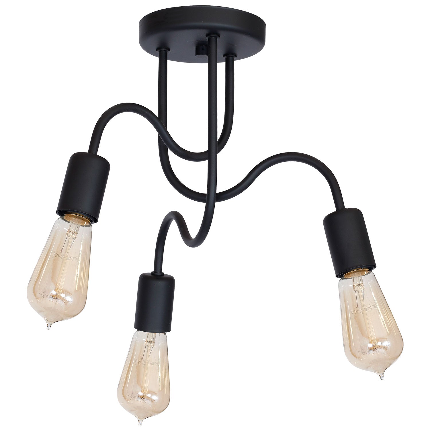 plafon Dow black 3xE27