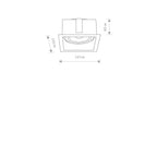 Nowodvorski Lampa downlights podtynkowa MOD 15W only LED 50/60Hz - Stal lakierowana - Biały II 9413