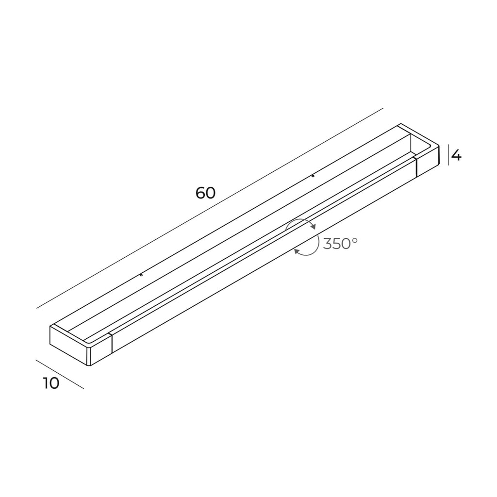 Maxlight Kinkiet Flink - Aluminium + akryl - Biały W0308