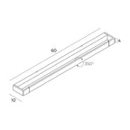 Maxlight Kinkiet Flink - Aluminium + akryl - Biały W0308