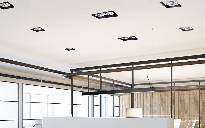 Nowodvorski Lampa downlights podtynkowa MOD 2x15W only LED 50/60Hz - Stal lakierowana - Czarny 9416