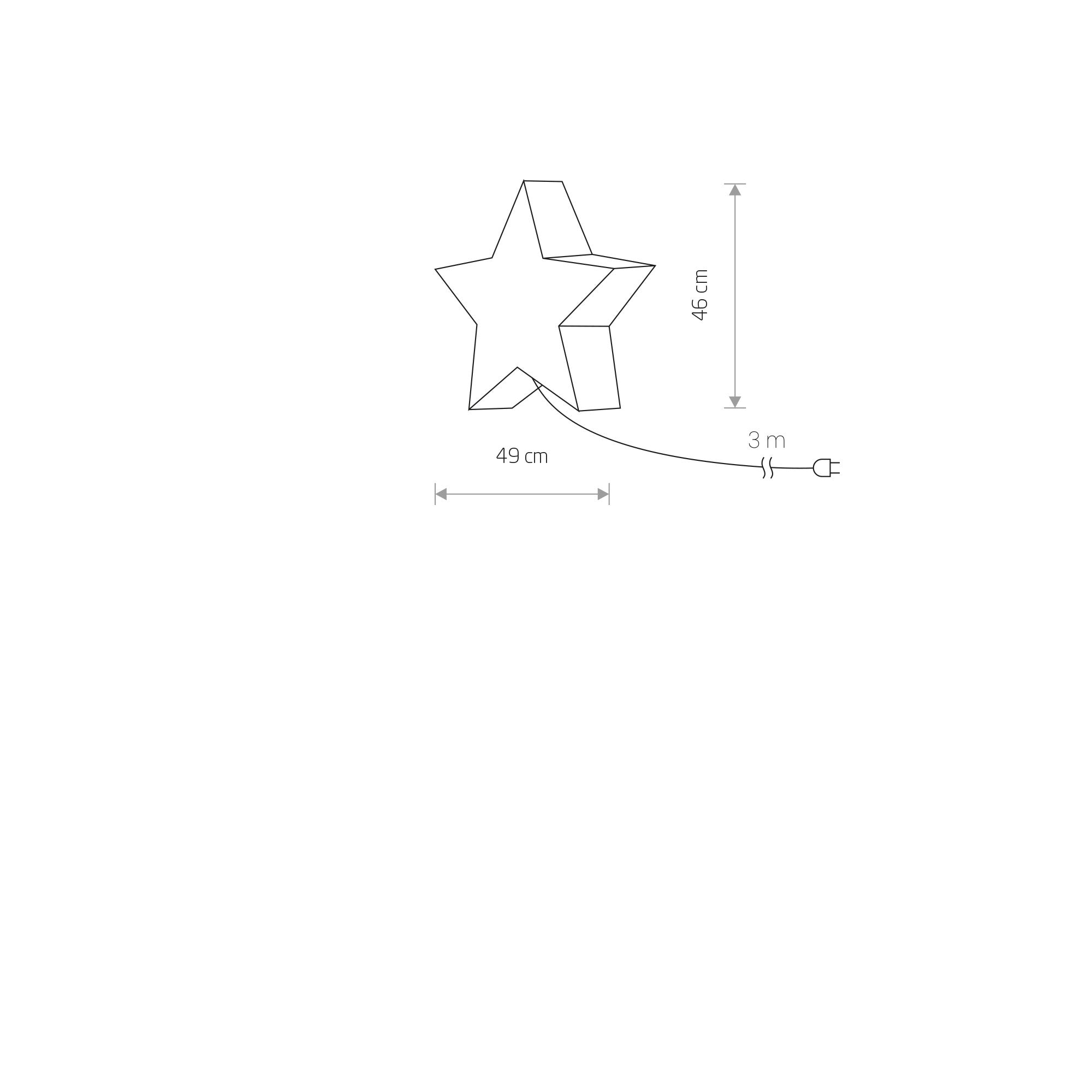 Nowodvorski Lampa stojąca STAR 25W only LED 50/60Hz IP44 - Tworzywo sztuczne PE - Biały 9426