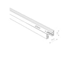 Nowodvorski System szynowy PROFILE TRACK 2 M 1-obwodowy Profile Szyna - Aluminium lakierowane - Czarny 9452