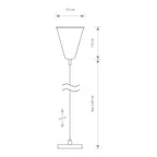 Nowodvorski System szynowy PROFILE SUSPENSION KIT 1-obwodowy Profile - Stal lakierowana - Biały 9461