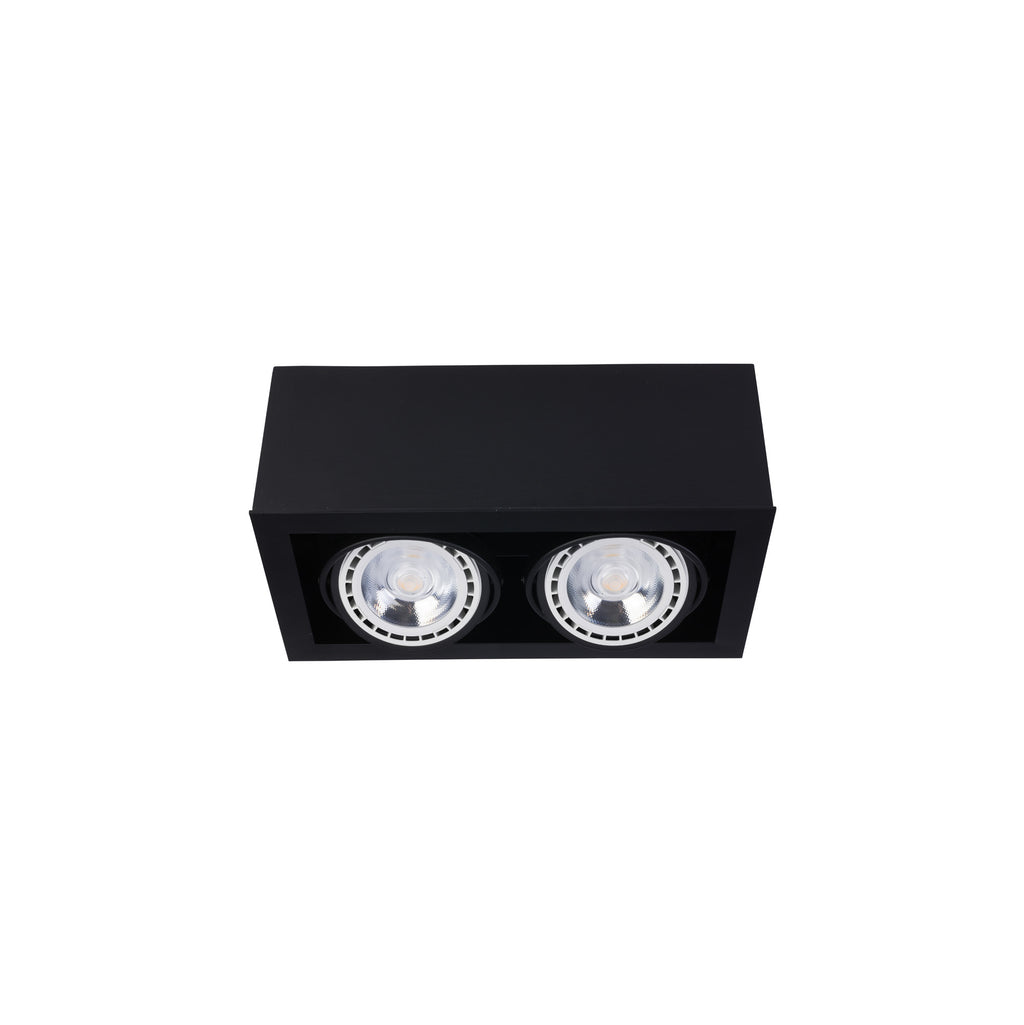 Nowodvorski Lampa przysufitowa BOX ES111 15W only LED 50/60Hz - Sklejka - Czarny I
