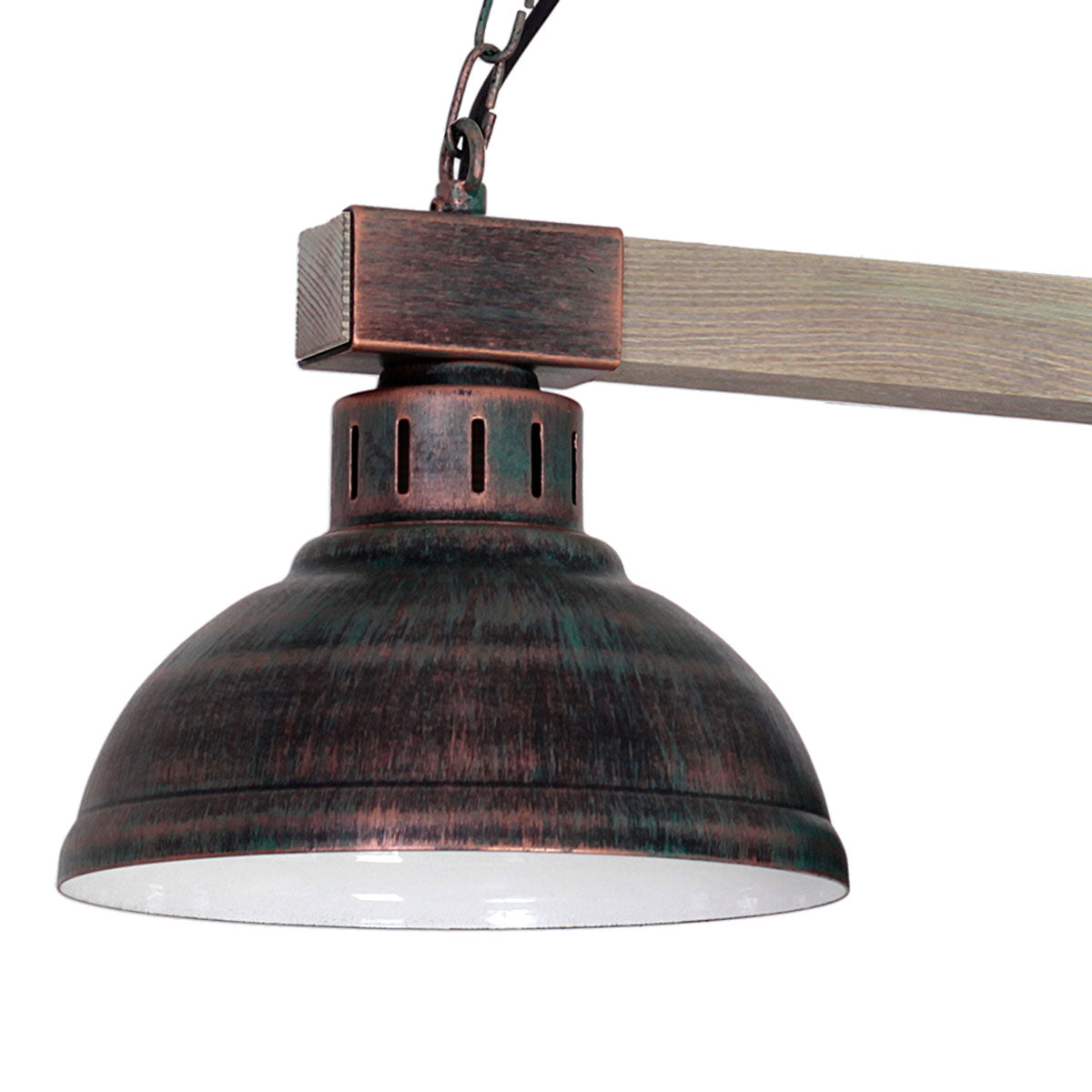 żyrandol Hakon natural wood 3xE27