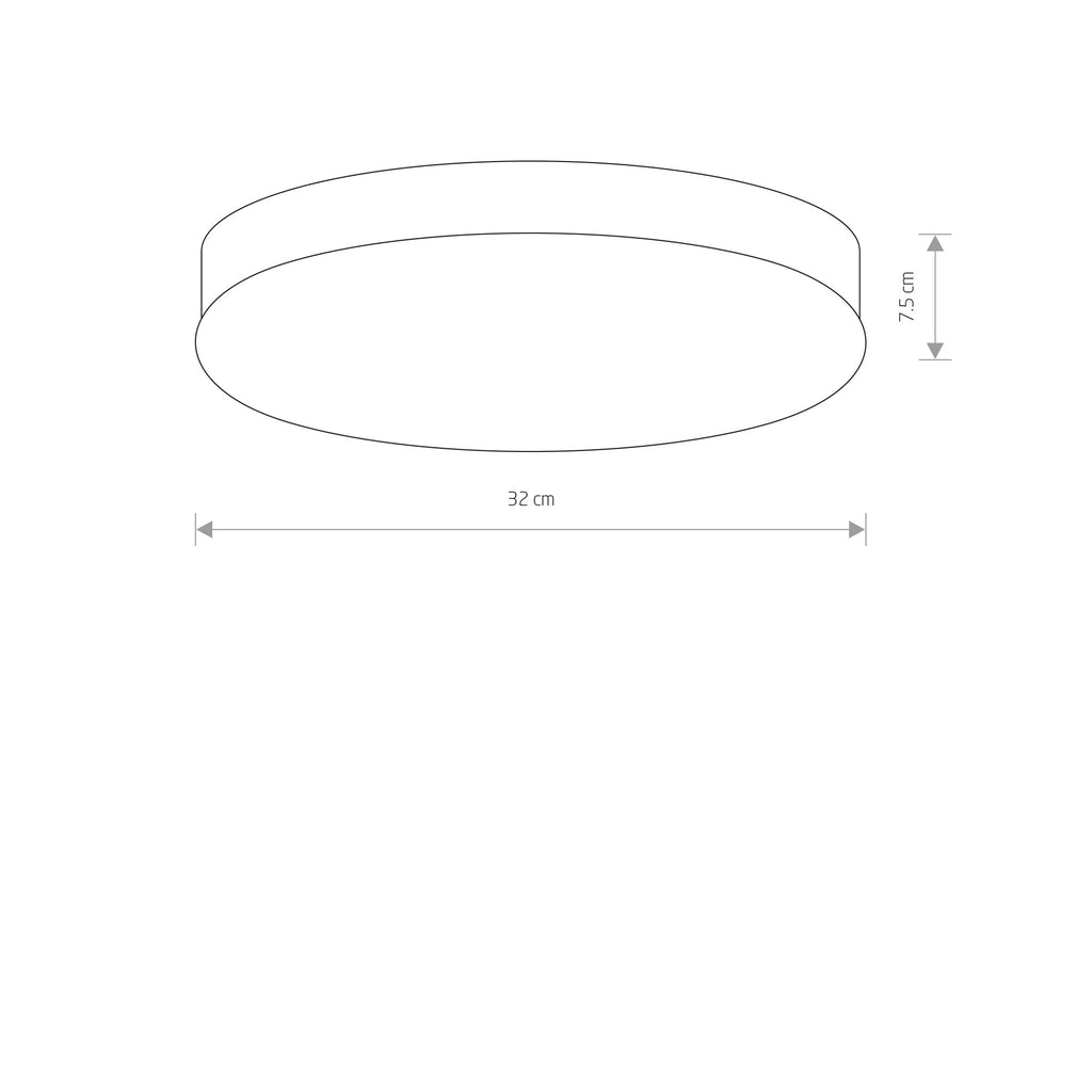 Nowodvorski Plafon KASAI 10W only LED 50/60Hz - Stal nierdzewna szczotkowana - Satynowy srebrny 9491