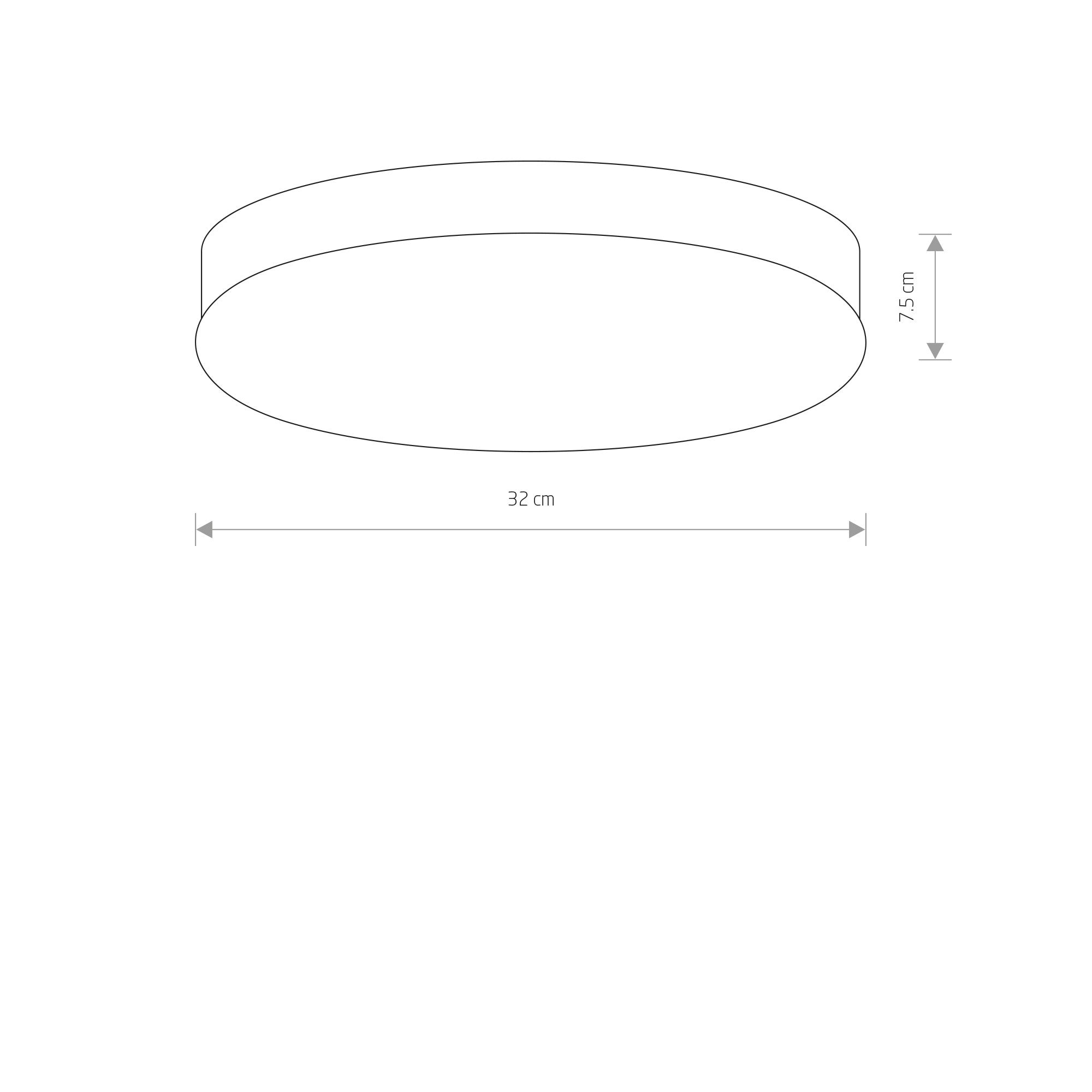 Nowodvorski Plafon KASAI 10W only LED 50/60Hz - Stal nierdzewna szczotkowana - Satynowy srebrny 9491