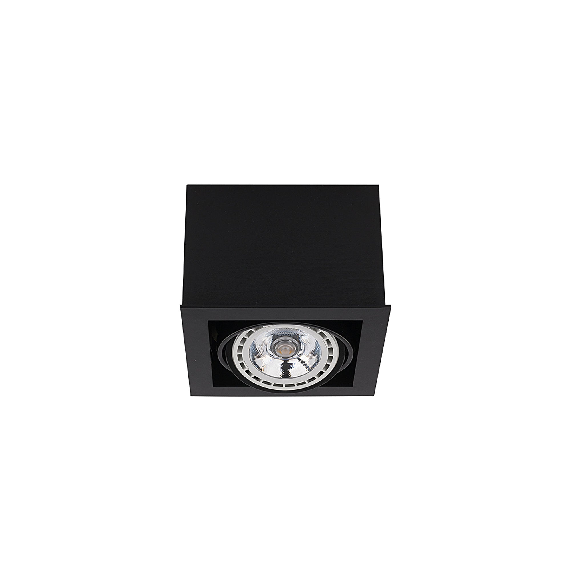 Nowodvorski Lampa przysufitowa BOX ES111 15W only LED 50/60Hz - Sklejka - Czarny II
