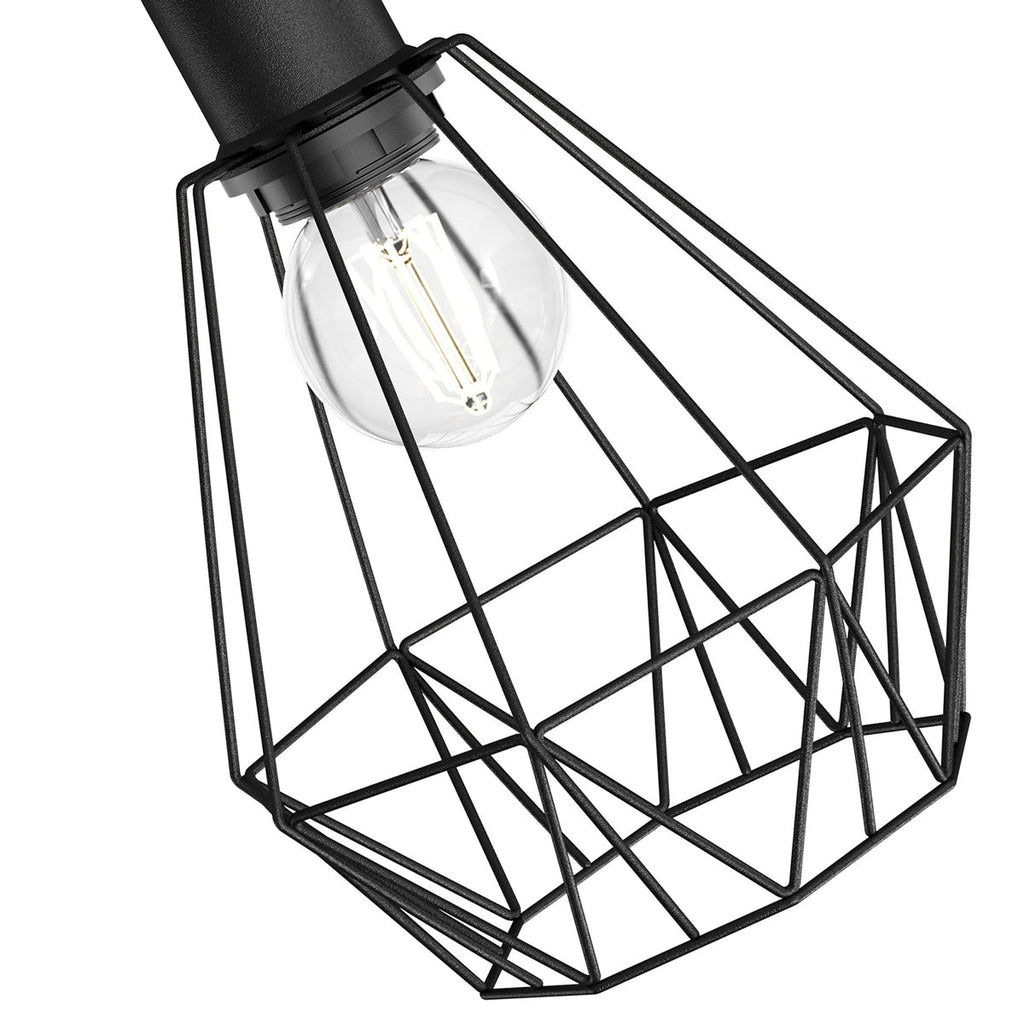 kinkiet Bergen black 1xE27
