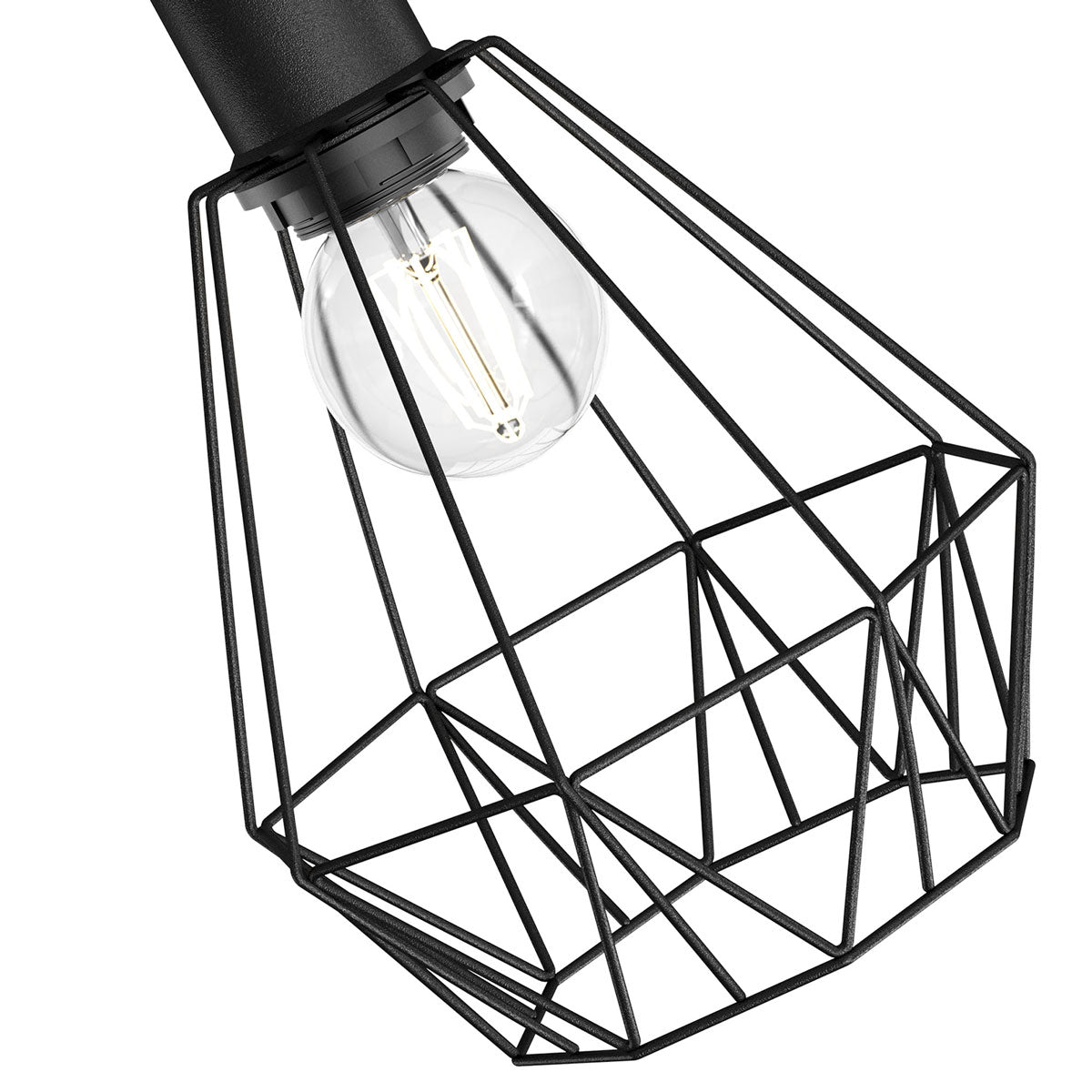 kinkiet Bergen black 1xE27