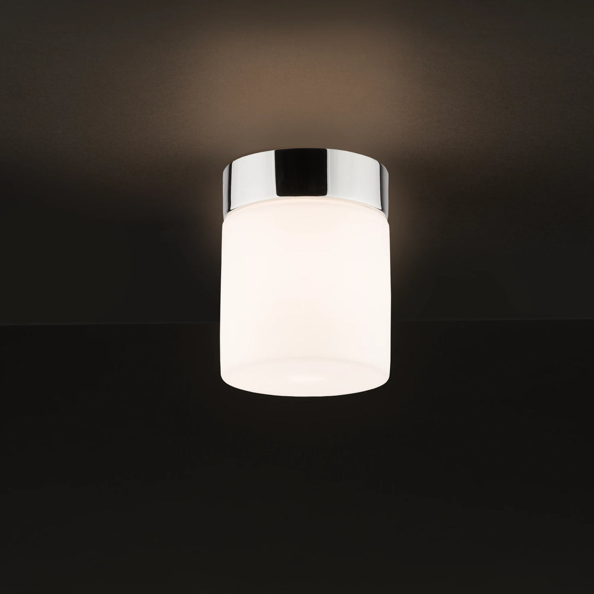 Nowodvorski Lampa przysufitowa CAYO 10W only LED 50/60Hz - Szkło - Biały II 9505 - lampa włączona