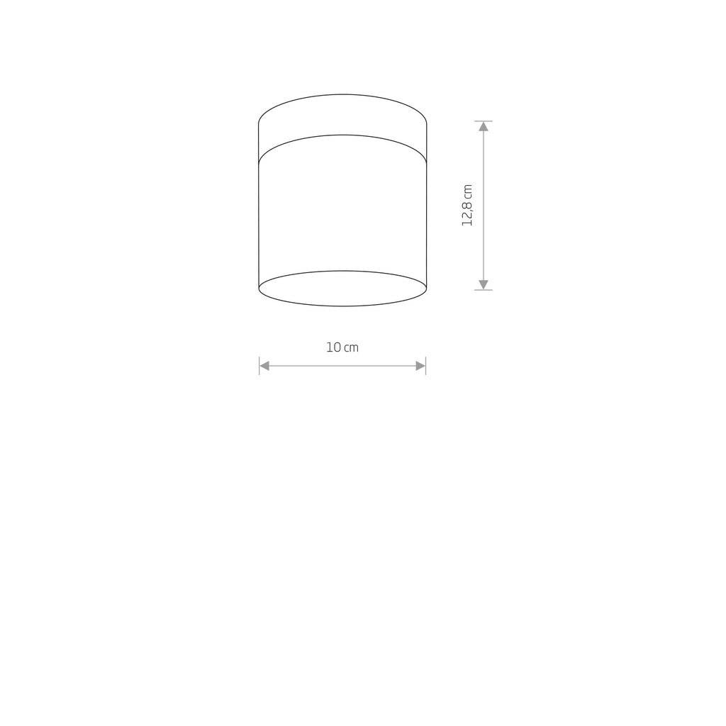 Nowodvorski Lampa przysufitowa CAYO 10W only LED 50/60Hz - Szkło - Biały II 9505