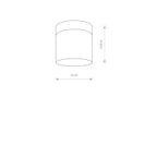 Nowodvorski Lampa przysufitowa CAYO 10W only LED 50/60Hz - Szkło - Biały II 9505
