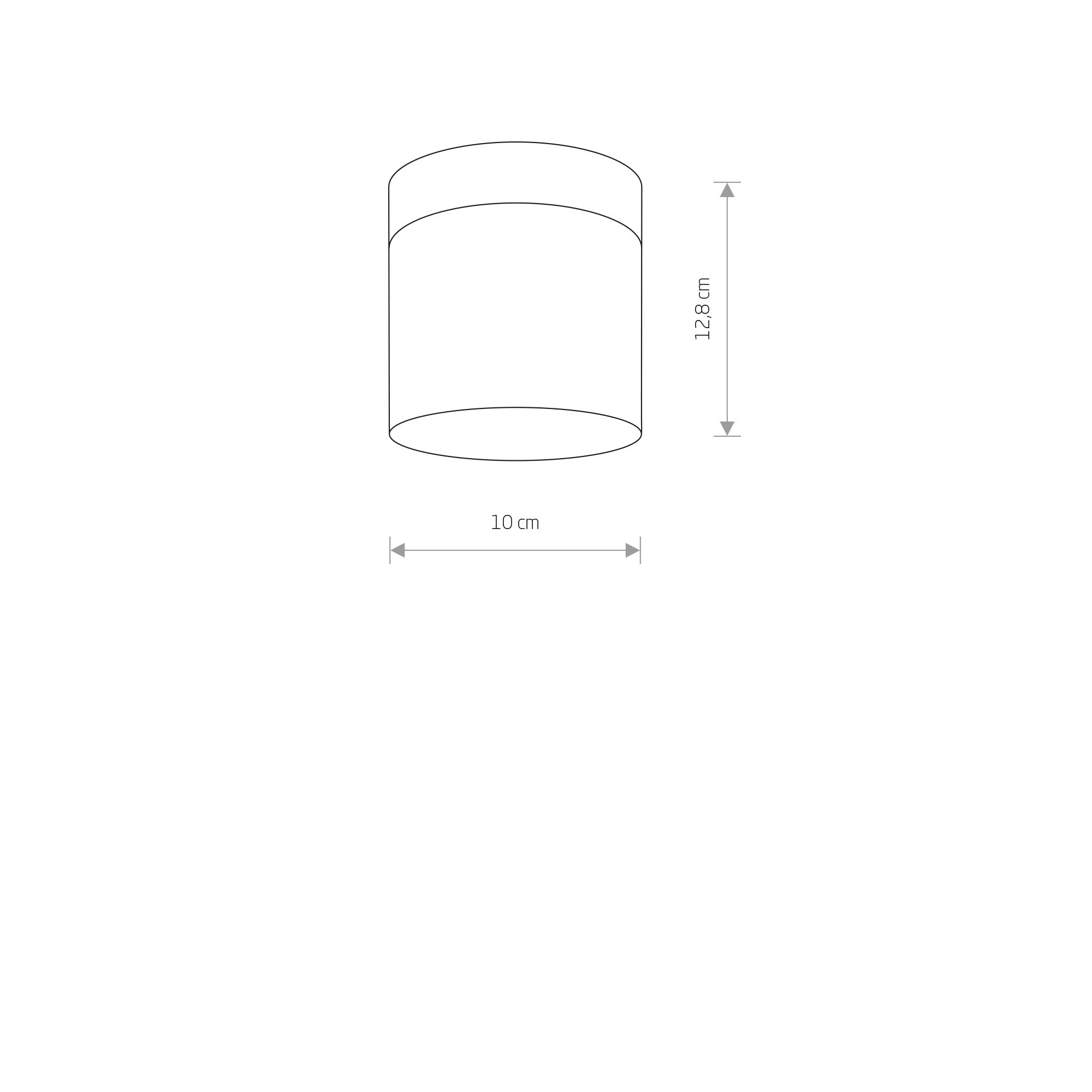 Nowodvorski Lampa przysufitowa CAYO 10W only LED 50/60Hz - Szkło - Biały II 9505