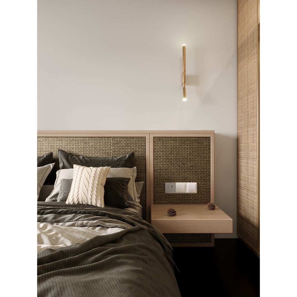 Maxlight Kinkiet Organic - Metal - Złoty W0340