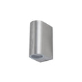 Nowodvorski Lampa ścienna natynkowa ARRIS 2x10W 50/60Hz IP54 - Aluminium lakierowane - Srebrny 9515