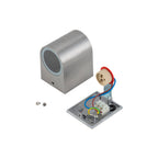 Nowodvorski Lampa ścienna natynkowa ARRIS 10W only LED 50/60Hz IP54 - Aluminium lakierowane - Srebrny