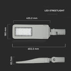 50W Lampa uliczna LED (CLASS I, Zasilacz INVENTRONICS) / Chip SAMSUNG / Barwa:5700K / Wydajność: 140lm/w