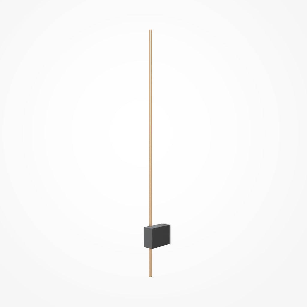Maytoni Kinkiet Pars - Aluminium - Czarny C070WL-L6GB3K