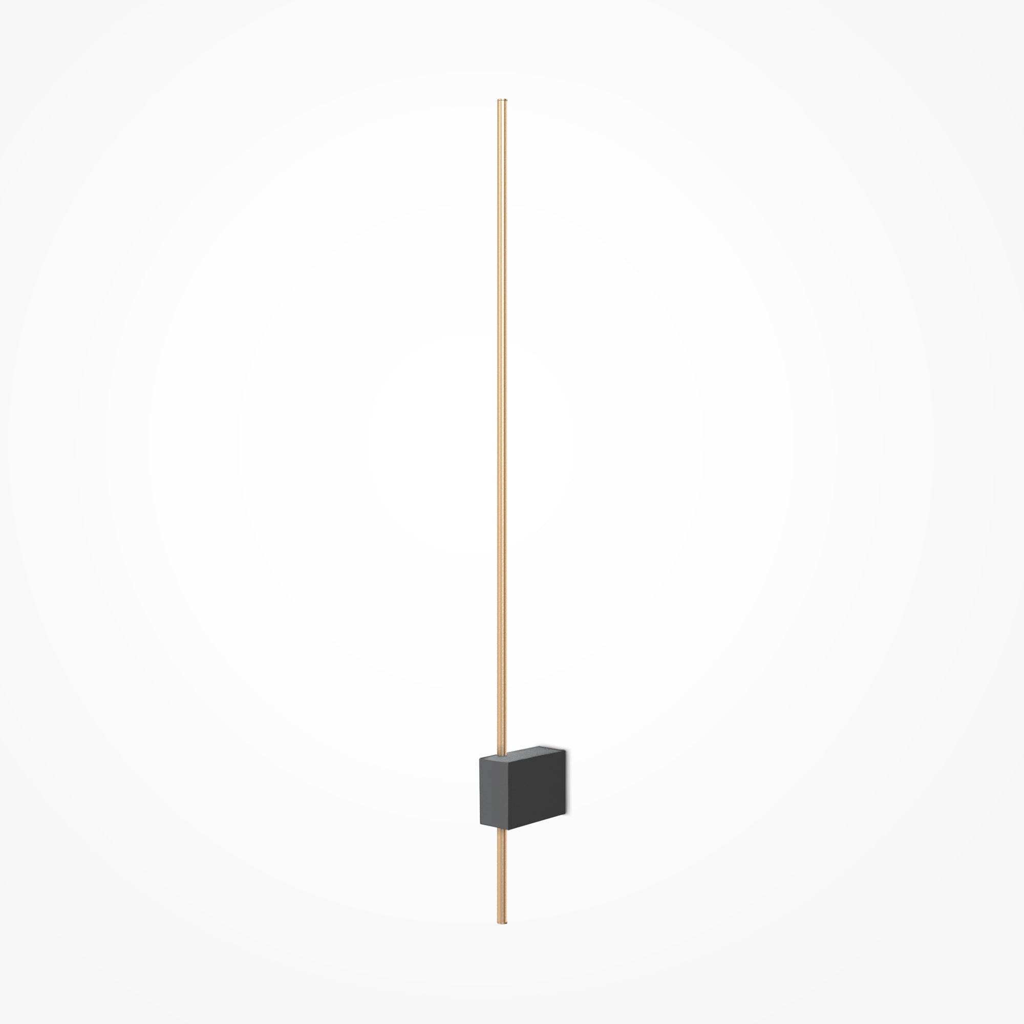 Maytoni Kinkiet Pars - Aluminium - Czarny C070WL-L6GB3K