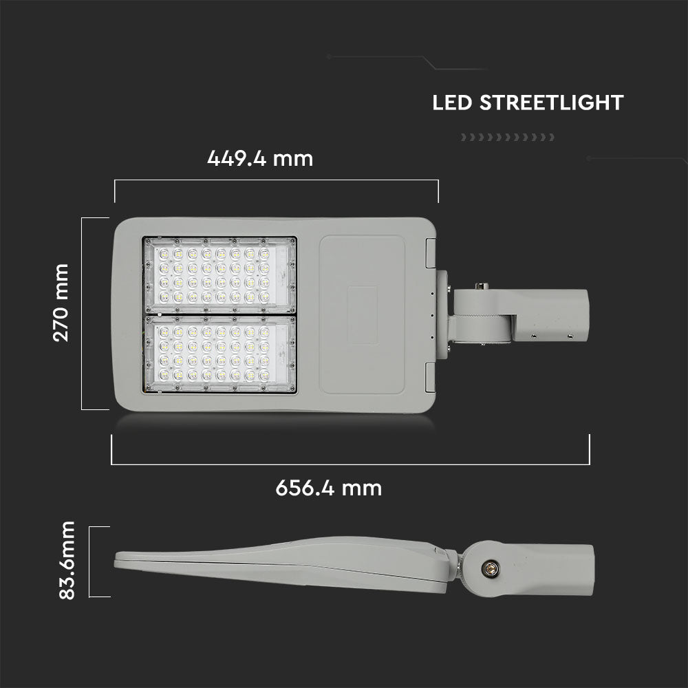 100W Lampa uliczna LED (CLASS I, Zasilacz INVENTRONICS) / Chip SAMSUNG / Barwa:5700K / Wydajność: 140lm/w