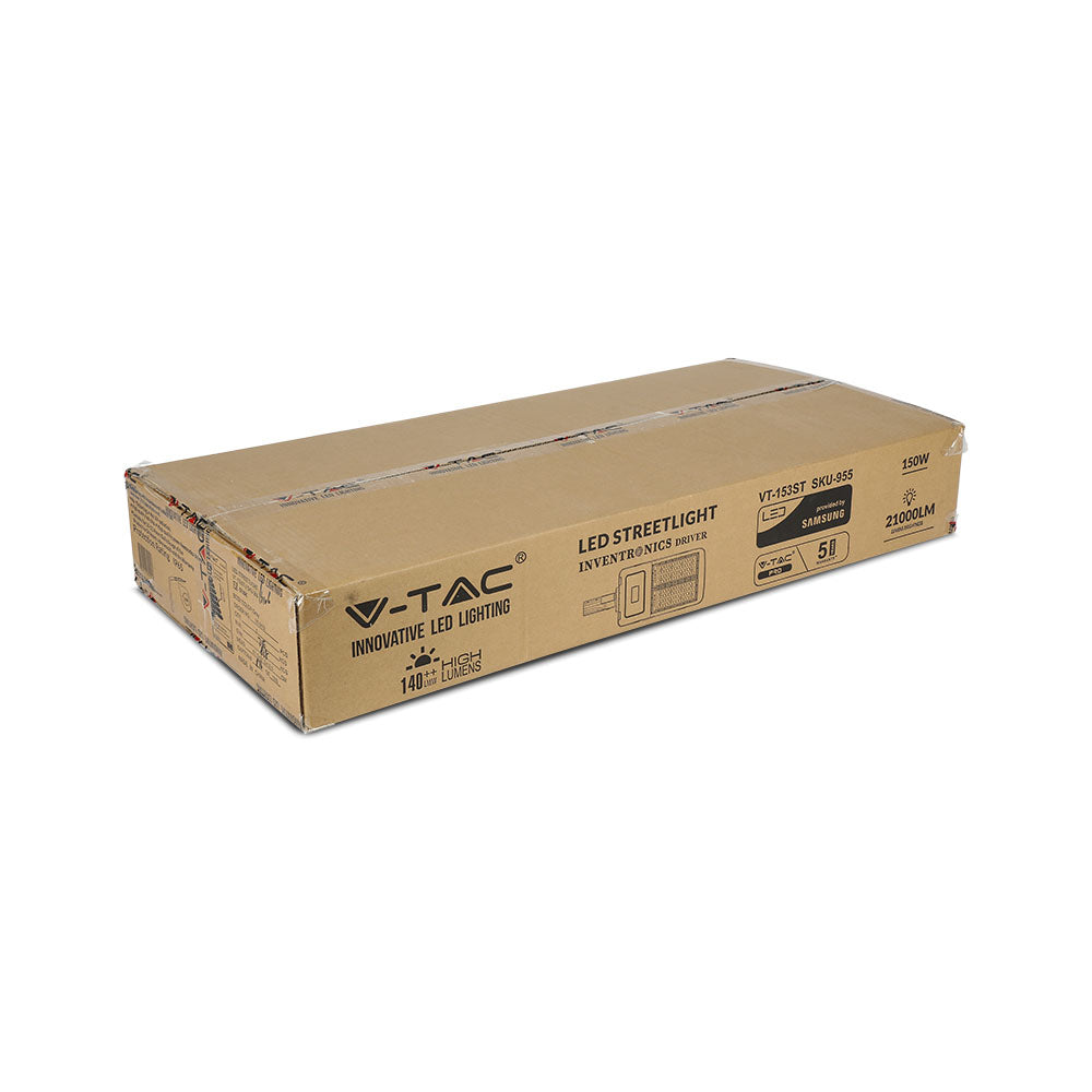 150W Lampa uliczna LED (CLASS I, Zasilacz INVENTRONICS) / Chip SAMSUNG / Barwa:5700K / Wydajność: 140lm/w