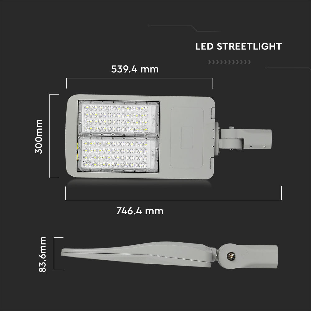 150W Lampa uliczna LED (CLASS I, Zasilacz INVENTRONICS) / Chip SAMSUNG / Barwa:5700K / Wydajność: 140lm/w