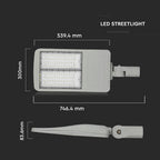 150W Lampa uliczna LED (CLASS I, Zasilacz INVENTRONICS) / Chip SAMSUNG / Barwa:5700K / Wydajność: 140lm/w