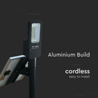 50W Solarna lampa uliczna / Barwa:6000K / Obudowa: Czarna