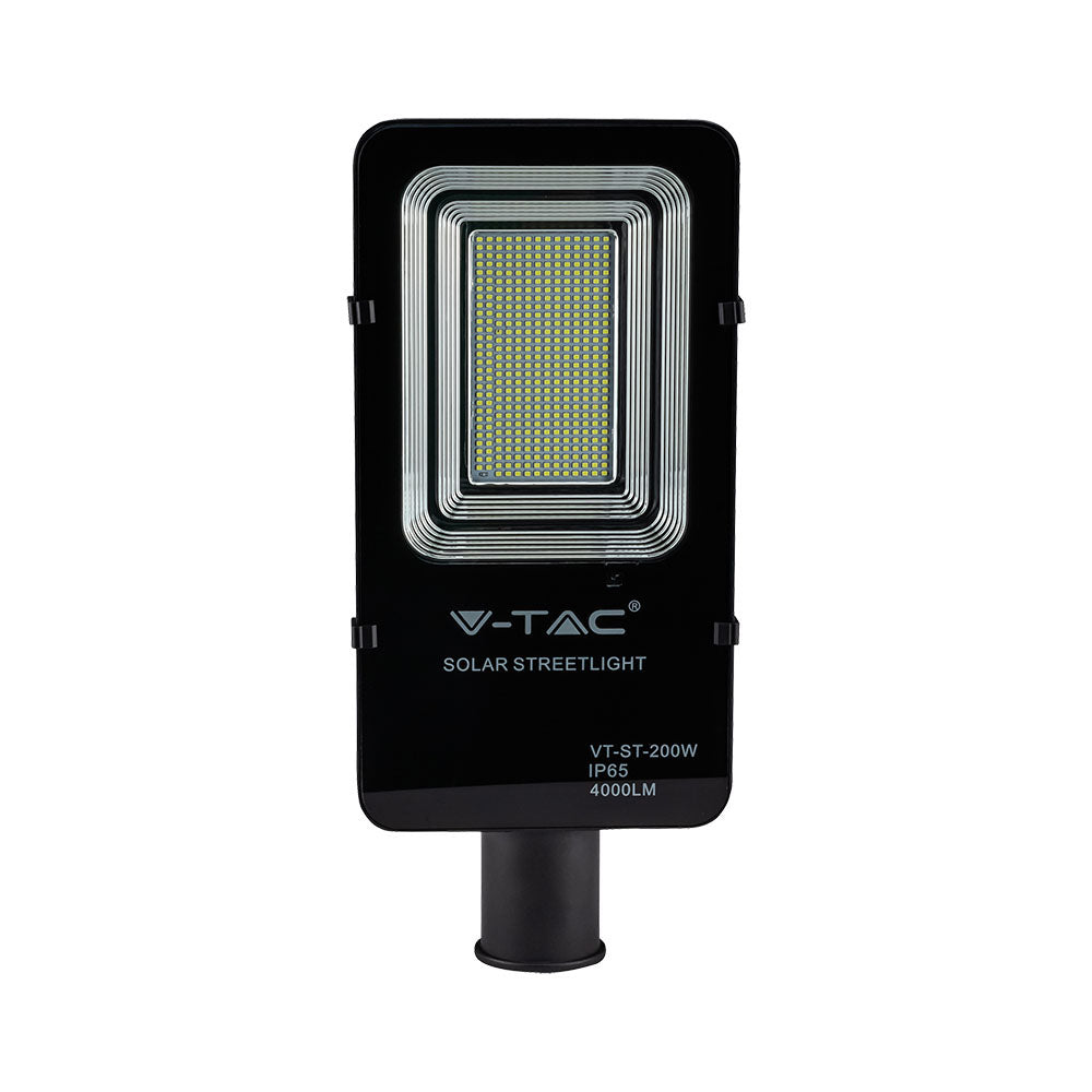 50W Solarna lampa uliczna / Barwa:6000K / Obudowa: Czarna