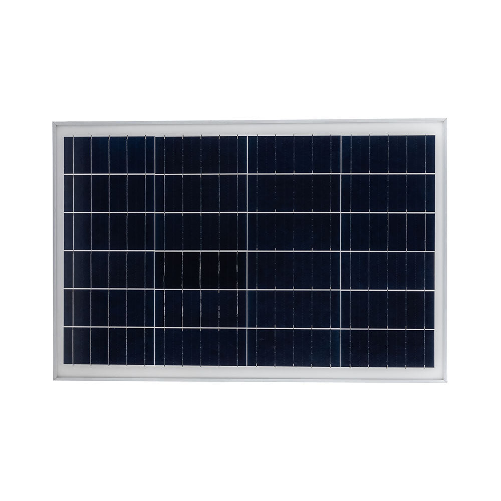 50W Solarna lampa uliczna / Barwa:6000K / Obudowa: Czarna