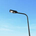 6W Lampa uliczna solarna z czujnikiem ruchu / Barwa:6000K / Obudowa: Czarna