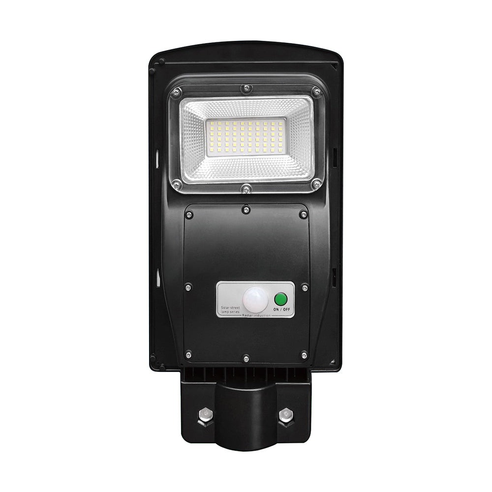 6W Lampa uliczna solarna z czujnikiem ruchu / Barwa:6000K / Obudowa: Czarna