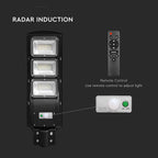 12W Lampa uliczna solarna z czujnikiem ruchu / Barwa:6000K / Obudowa: Czarna