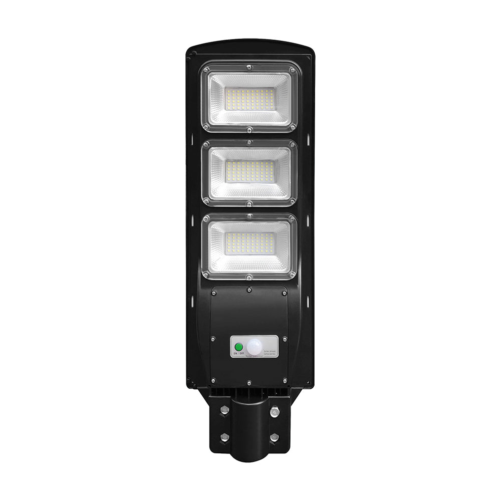 12W Lampa uliczna solarna z czujnikiem ruchu / Barwa:6000K / Obudowa: Czarna