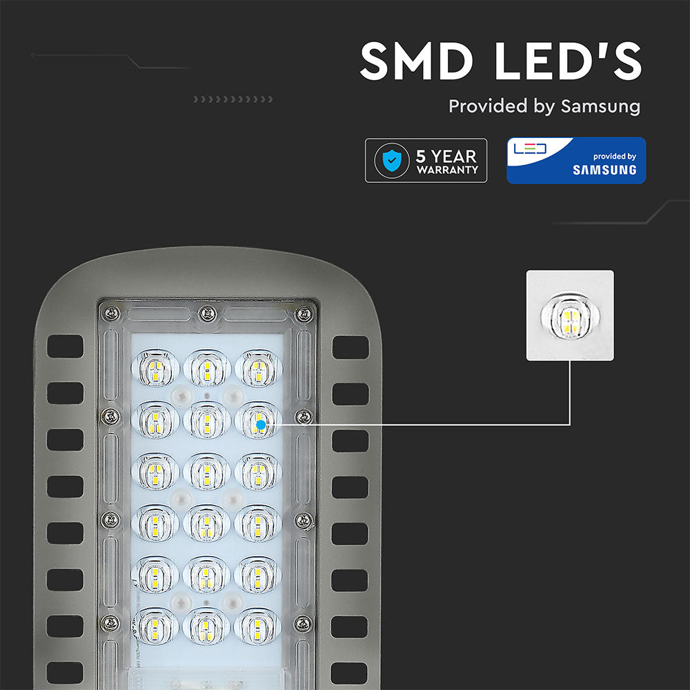 30W Lampa uliczna LED Slim / Chip SAMSUNG / Barwa:6400K / Wydajność: 120lm/w