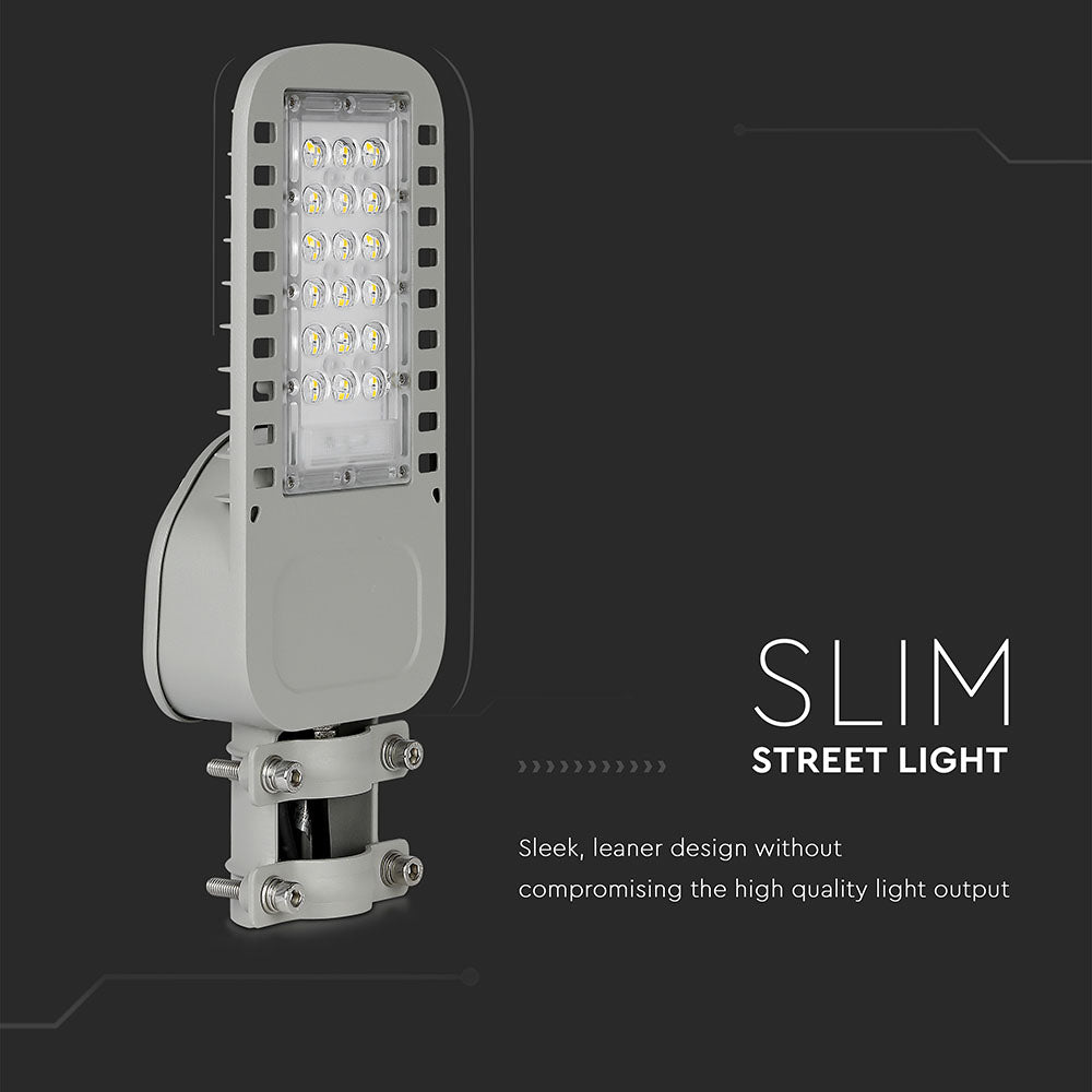 30W Lampa uliczna LED Slim / Chip SAMSUNG / Barwa:6400K / Wydajność: 120lm/w