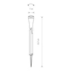 Nowodvorski Lampa gruntowa OTTAWA 10W only LED 50/60Hz IP44 - Aluminium lakierowane - Grafitowy 9561