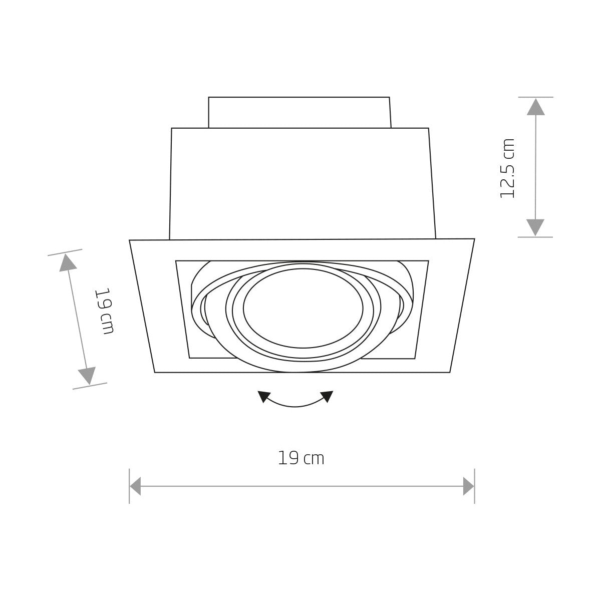 Nowodvorski Lampa downlights podtynkowa DOWNLIGHT ES111 15W only LED 50/60Hz - Stal lakierowana - Biały II 9575