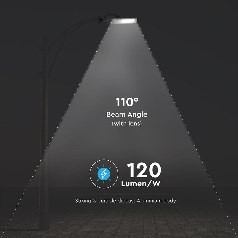 50W Lampa uliczna LED Slim / Chip SAMSUNG / Barwa:4000K / Wydajność: 120lm/w