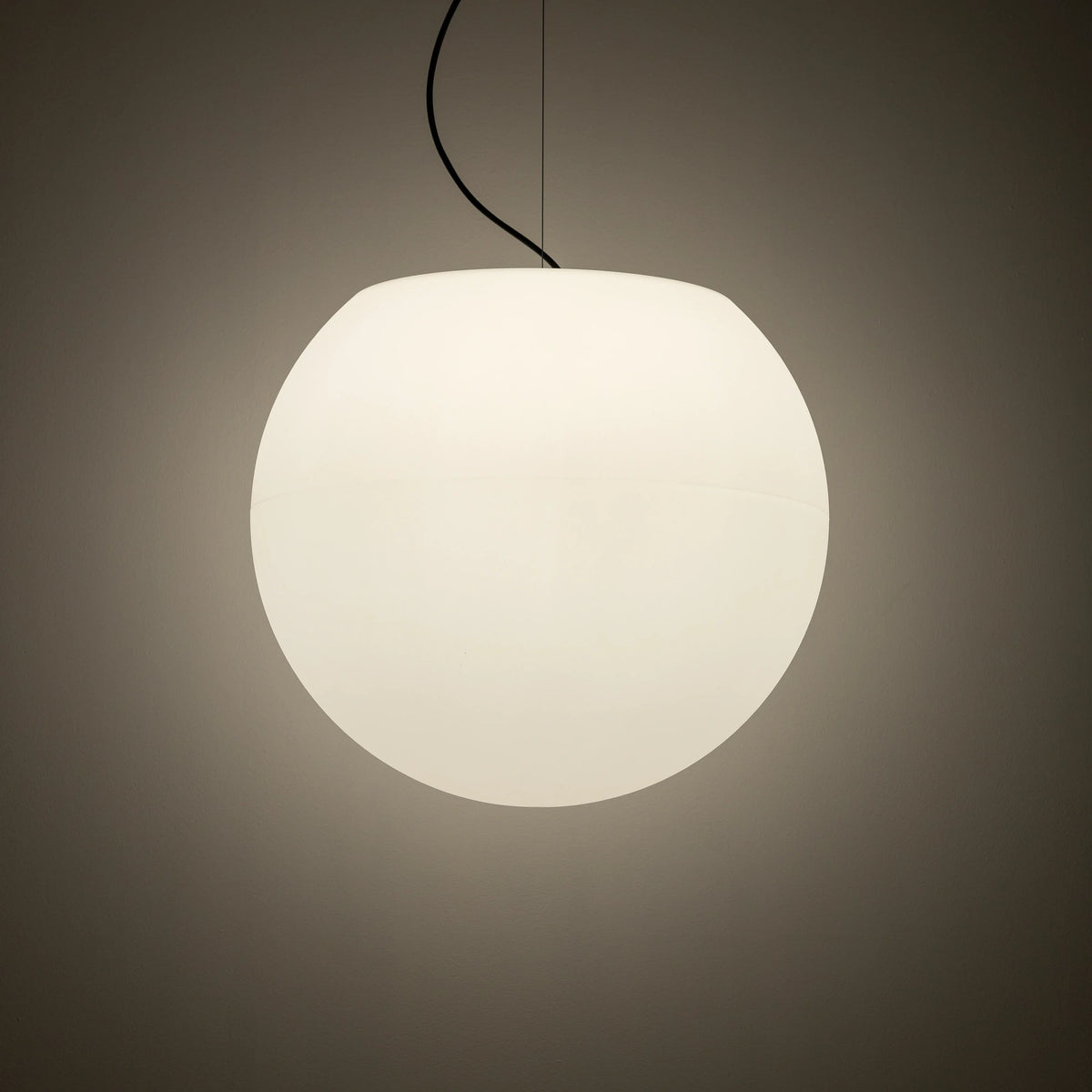 Nowodvorski Lampa wisząca CUMULUS L 25W only LED 50/60Hz IP65 - Tworzywo sztuczne PE - Biały 9607 - lampa włączona