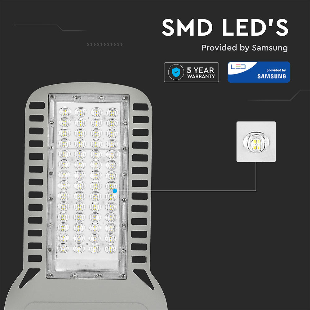 150W Lampa uliczna LED Slim / Chip SAMSUNG / Barwa:6400K / Wydajność: 120lm/w